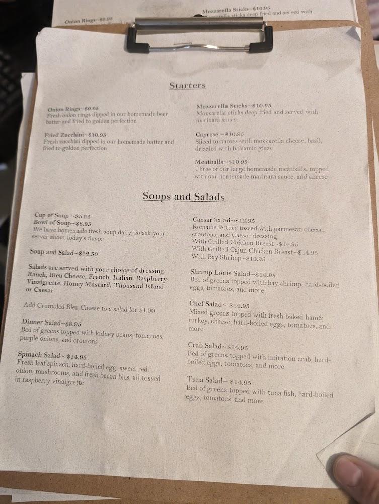 T&A Restaurant (Rose's Cafe) Menu image 1